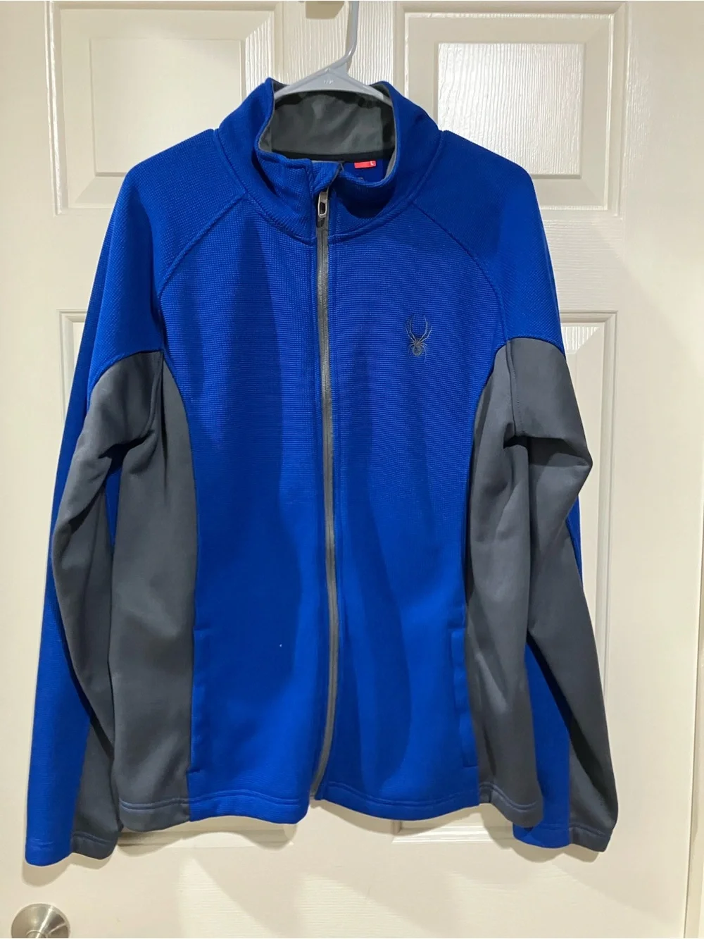 Spyder adult large lite weight zip front jacket